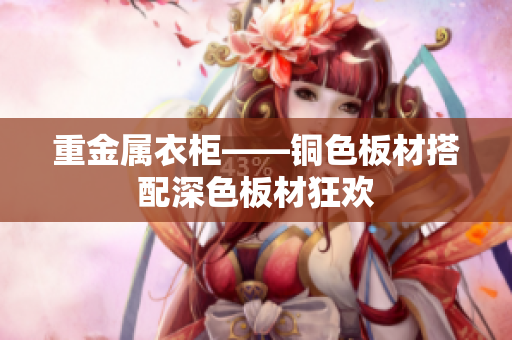 重金属衣柜——铜色板材搭配深色板材狂欢