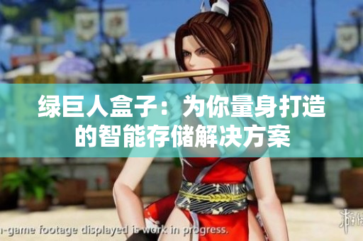 绿巨人盒子：为你量身打造的智能存储解决方案