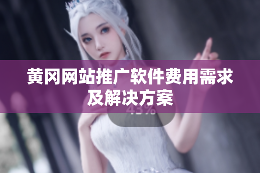 黄冈网站推广软件费用需求及解决方案
