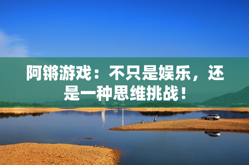 阿锵游戏：不只是娱乐，还是一种思维挑战！