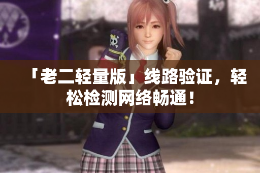 「老二轻量版」线路验证，轻松检测网络畅通！