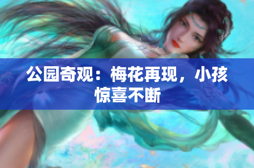 公园奇观：梅花再现，小孩惊喜不断