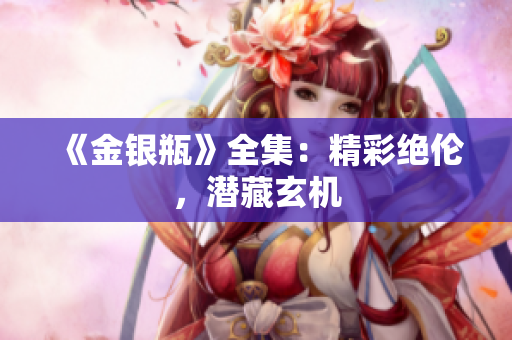 《金银瓶》全集：精彩绝伦，潜藏玄机