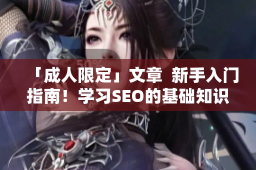 「成人限定」文章  新手入门指南！学习SEO的基础知识