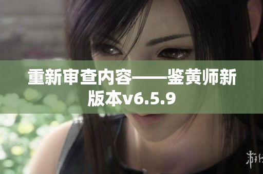重新审查内容——鉴黄师新版本v6.5.9