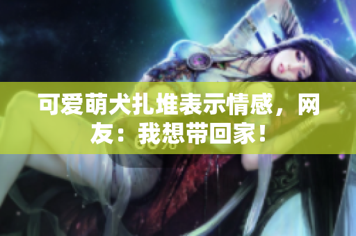 可爱萌犬扎堆表示情感，网友：我想带回家！