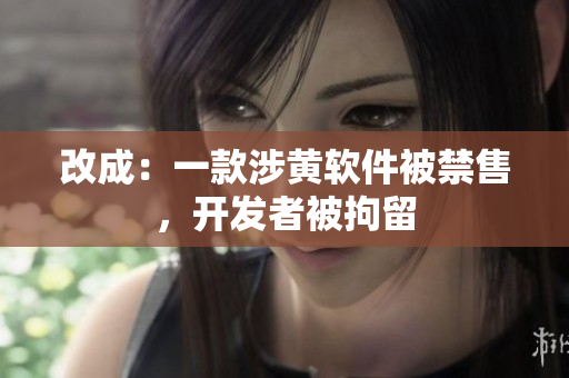 改成：一款涉黄软件被禁售，开发者被拘留