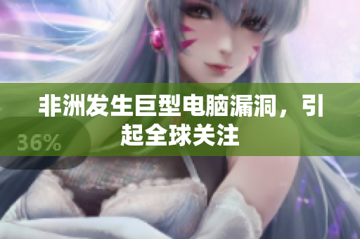 非洲发生巨型电脑漏洞，引起全球关注