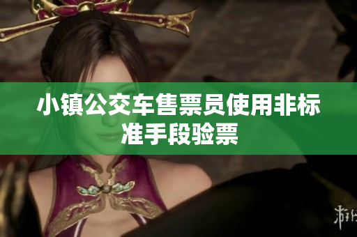 小镇公交车售票员使用非标准手段验票