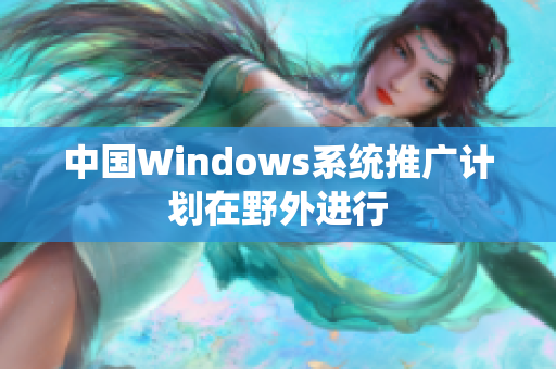 中国Windows系统推广计划在野外进行