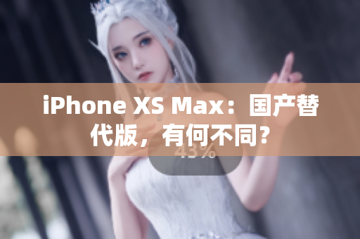 iPhone XS Max：国产替代版，有何不同？