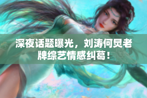 深夜话题曝光，刘涛何炅老牌综艺情感纠葛！