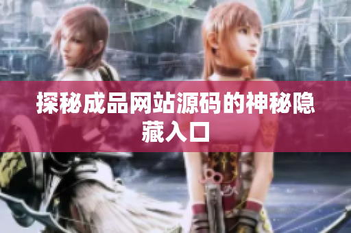 探秘成品网站源码的神秘隐藏入口