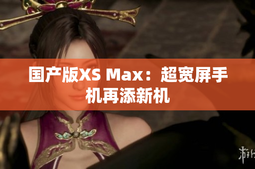 国产版XS Max：超宽屏手机再添新机