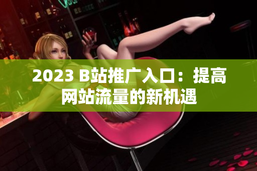 2023 B站推广入口：提高网站流量的新机遇