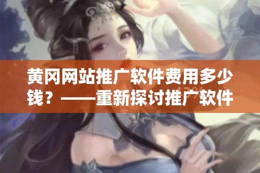 黄冈网站推广软件费用多少钱？——重新探讨推广软件成本