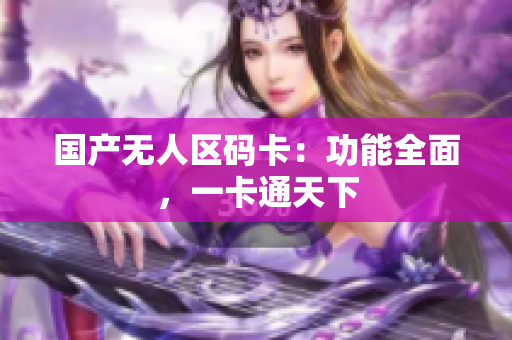 国产无人区码卡：功能全面，一卡通天下