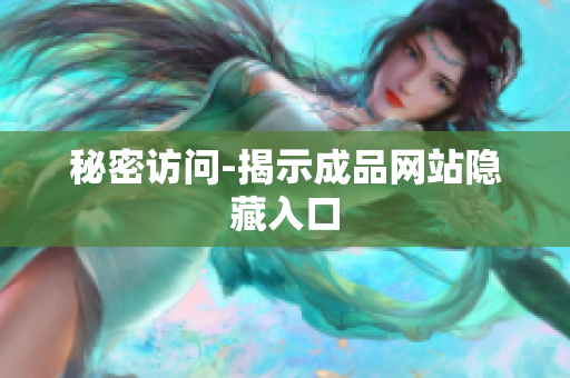 秘密访问-揭示成品网站隐藏入口