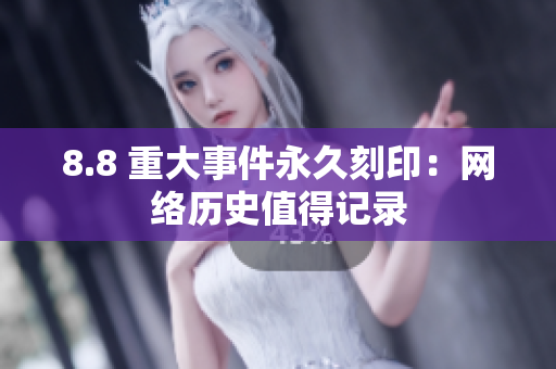 8.8 重大事件永久刻印：网络历史值得记录