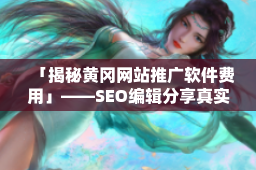 「揭秘黄冈网站推广软件费用」——SEO编辑分享真实数据