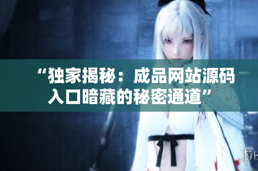“独家揭秘：成品网站源码入口暗藏的秘密通道”