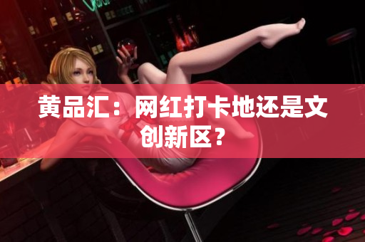 黄品汇：网红打卡地还是文创新区？
