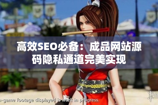 高效SEO必备：成品网站源码隐私通道完美实现