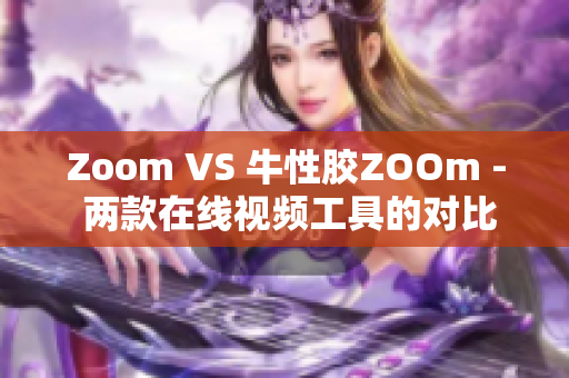 Zoom VS 牛性胶ZOOm - 两款在线视频工具的对比