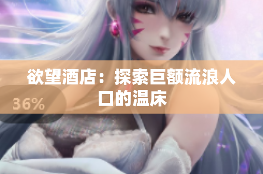 欲望酒店：探索巨额流浪人口的温床