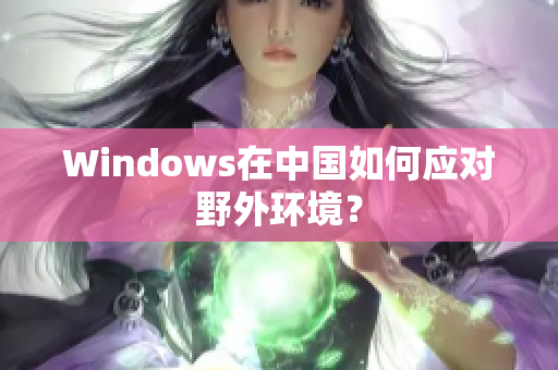Windows在中国如何应对野外环境？