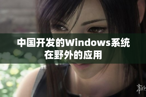 中国开发的Windows系统在野外的应用