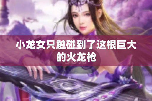 小龙女只触碰到了这根巨大的火龙枪