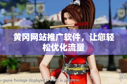 黄冈网站推广软件，让您轻松优化流量