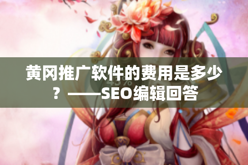 黄冈推广软件的费用是多少？——SEO编辑回答