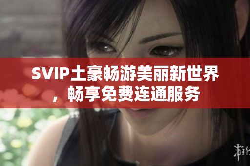SVIP土豪畅游美丽新世界，畅享免费连通服务