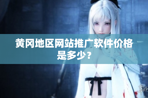 黄冈地区网站推广软件价格是多少？