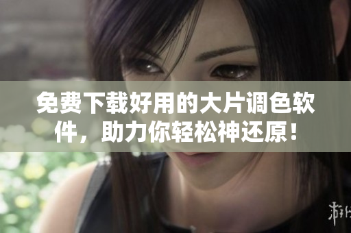免费下载好用的大片调色软件，助力你轻松神还原！