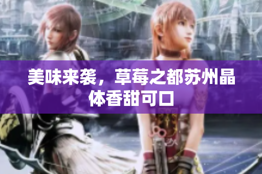 美味来袭，草莓之都苏州晶体香甜可口