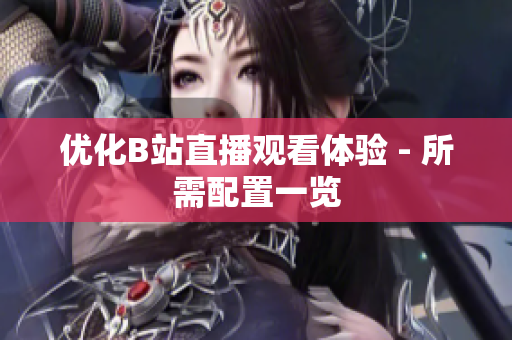 优化B站直播观看体验 - 所需配置一览