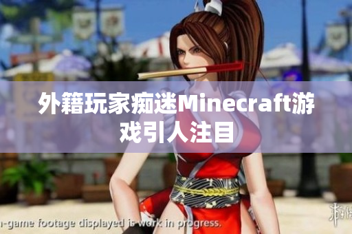 外籍玩家痴迷Minecraft游戏引人注目