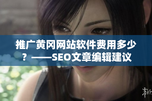推广黄冈网站软件费用多少？——SEO文章编辑建议