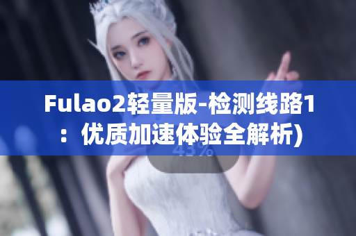 Fulao2轻量版-检测线路1：优质加速体验全解析)