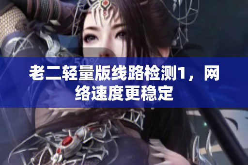 老二轻量版线路检测1，网络速度更稳定
