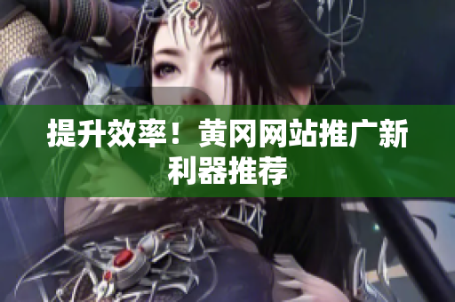 提升效率！黄冈网站推广新利器推荐