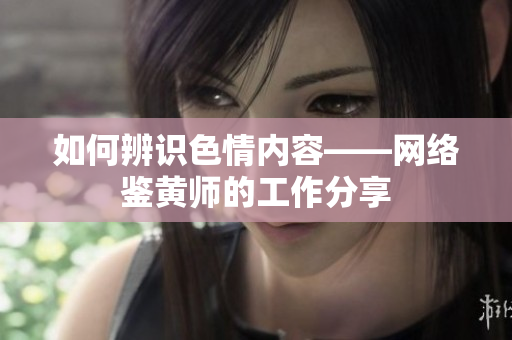 如何辨识色情内容——网络鉴黄师的工作分享