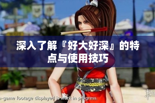深入了解『好大好深』的特点与使用技巧