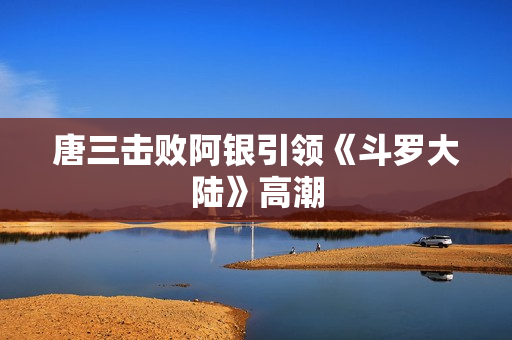 唐三击败阿银引领《斗罗大陆》高潮