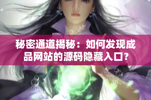 秘密通道揭秘：如何发现成品网站的源码隐藏入口？