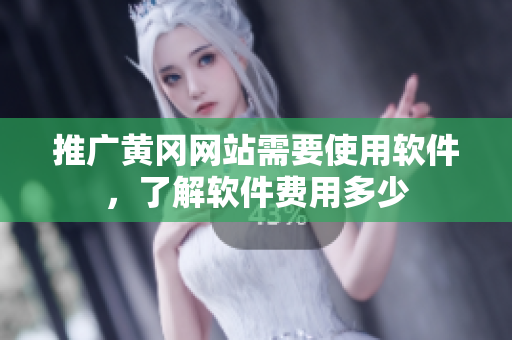 推广黄冈网站需要使用软件，了解软件费用多少