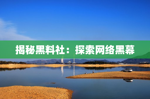 揭秘黑料社：探索网络黑幕